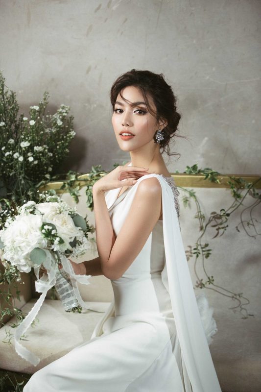 Váy cưới dáng A QNA 18  Quyên Nguyễn Bridal