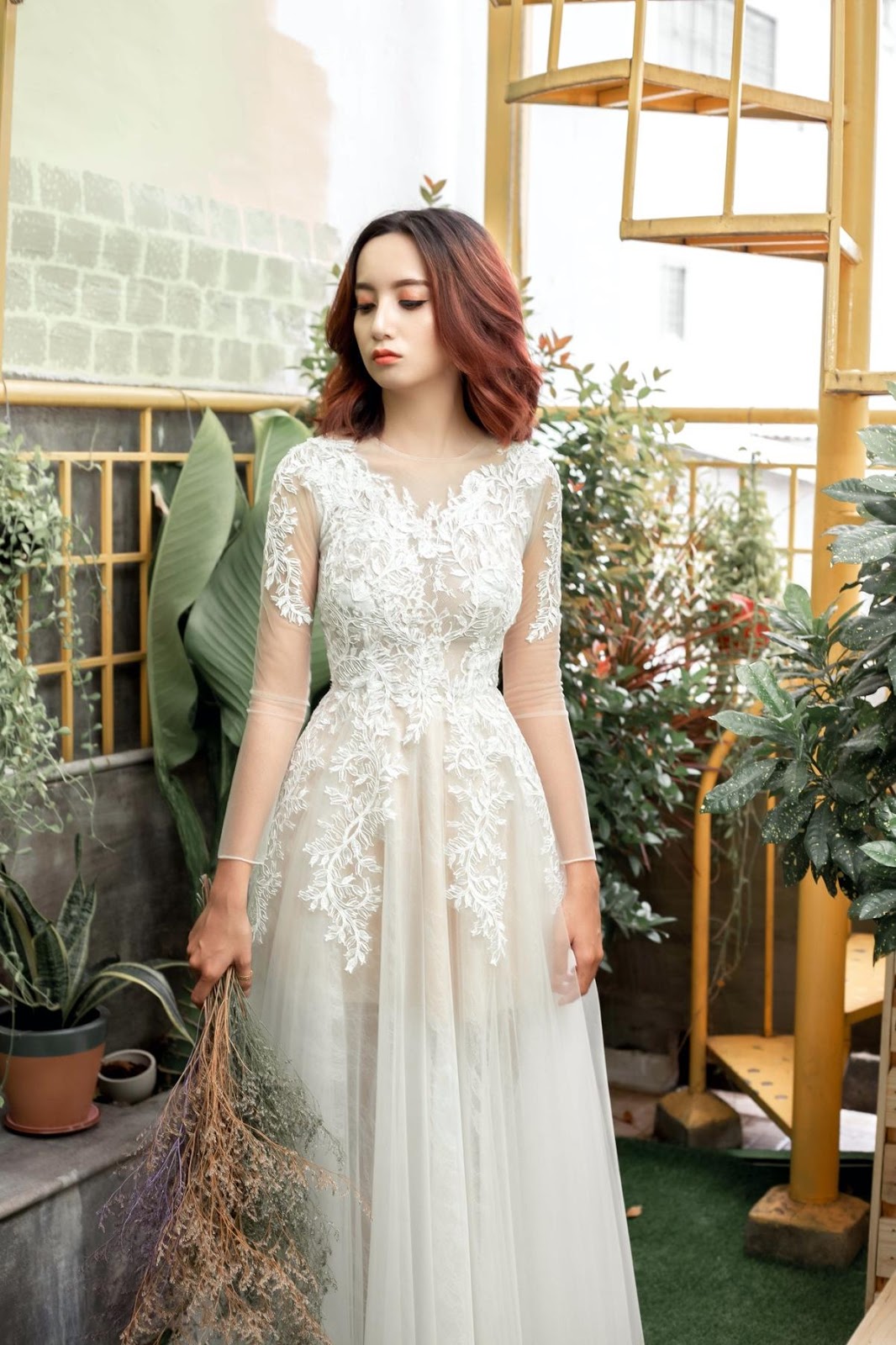 5 mẫu váy cưới đơn giản nhẹ nhàng sang trọng  Quyên Nguyễn Bridal